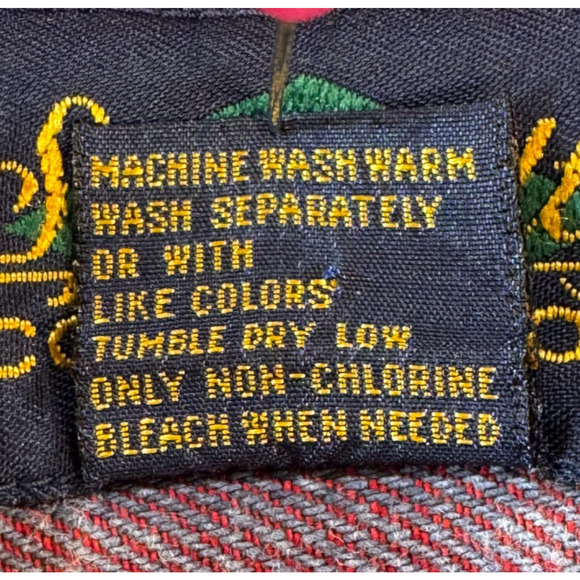 Specialty Collection Mens Large Plaid Button Down Shirt Red Blue Green - Picture 11 of 12